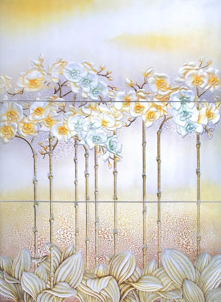 White Orchid Plant, Wall Art, Decor Wall Art, Decor Wall Art E