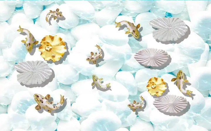 White Shell Gold Fish