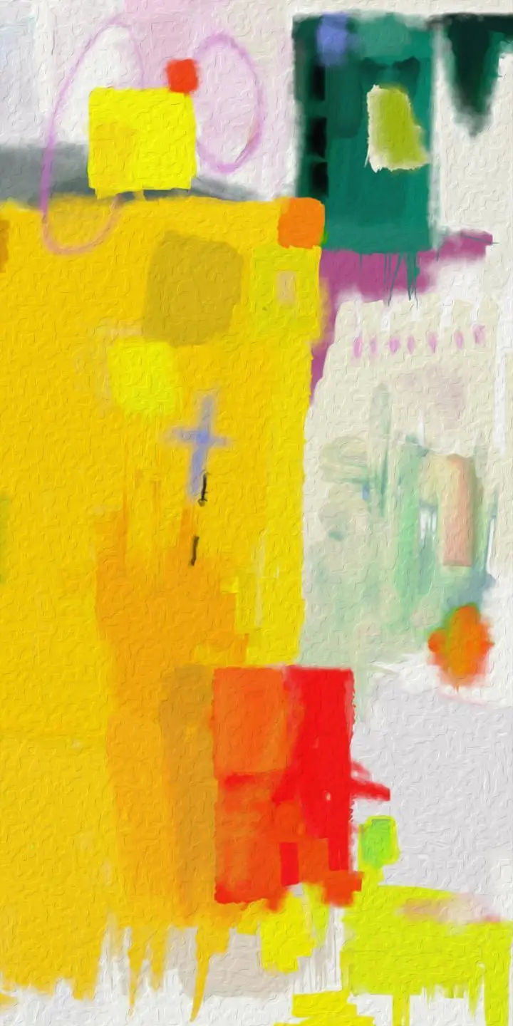 Yellow Rectangle Painting, Wall Art, Decor Wall Art, Decor Wall Art G