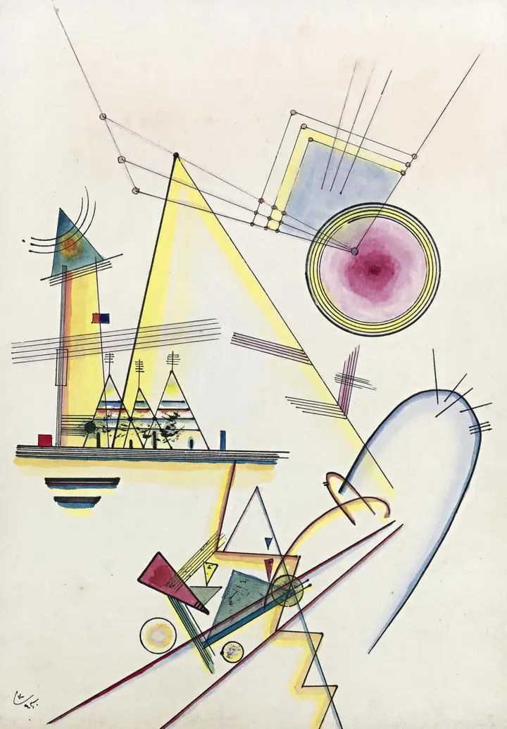 Zartes Gemut (Delicate Soul) (1925), Paintings, Wassily Kandinsky